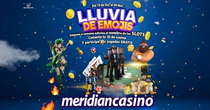 lluvia de emojis meridian casino