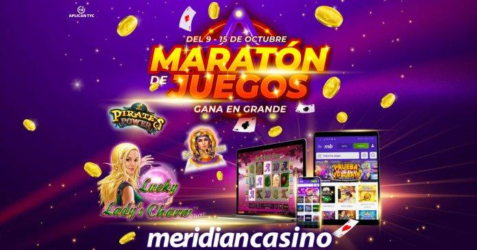 maratón de juegos meridian casino