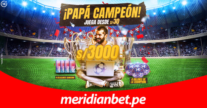 meridianbet papá campeón