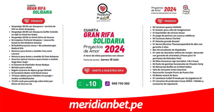 MERIDANBET-DONACIONES_GRAN_RIFA_SOLIDARIA_PROYECTOS_DE-AMOR_2024
