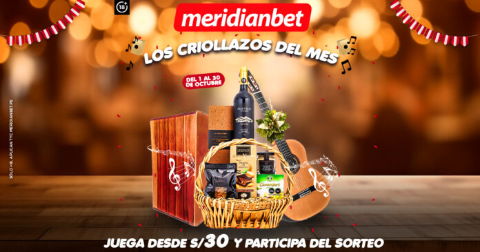 Sé parte de Los criollazos del mes y gana con Meridianbet.