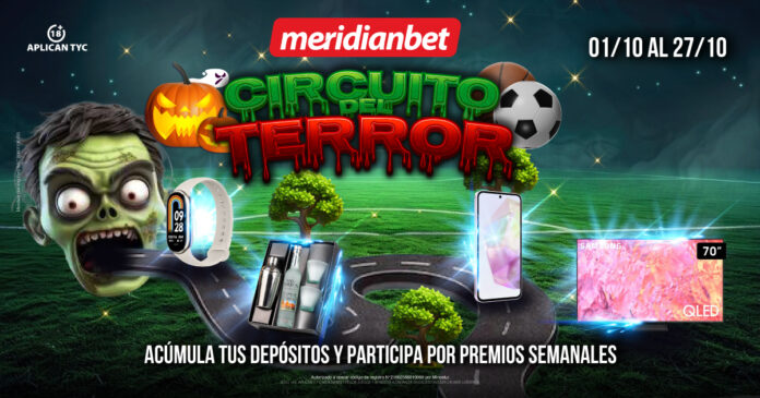 Meridianbet te hará ganar con el Circuito del Terror.