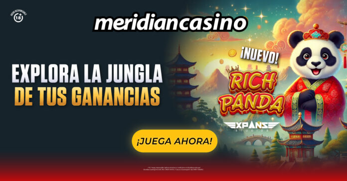 Explora la jungla de tus ganancias con Rich Panda y Meridian Casino.