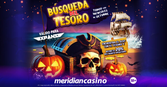 Meridian Casino tiene giros gratis para ti en la Búsqueda del Tesoro.