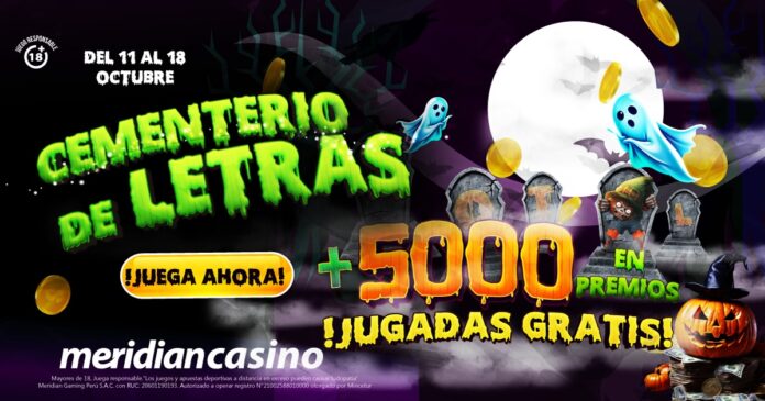 Meridian Casino te premiará con el Cementerio de Letras