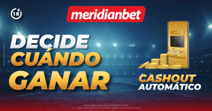 Decide cuándo ganar con el Cashout Automático de Meridianbet.
