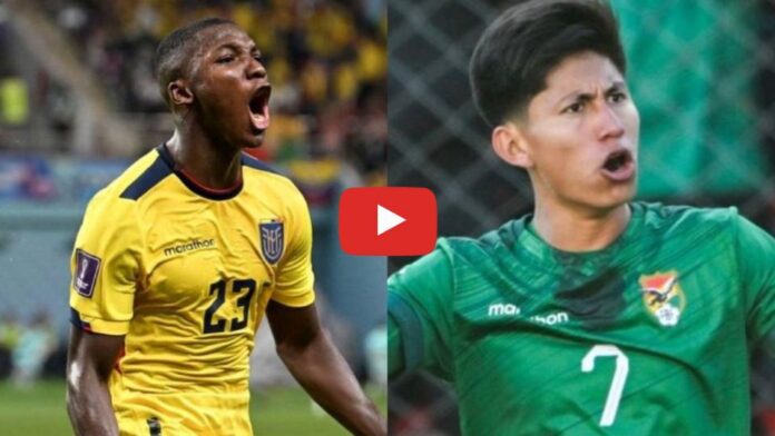 Ecuador vs Bolivia en vivo por la 11ra fecha de las Eliminatorias rumbo al mundial 2026.