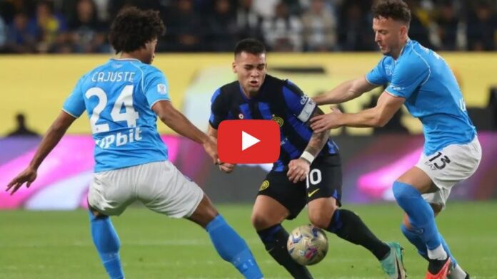 Inter vs Napoli en vivo por la 12da fecha de la Serie A 2024-25.