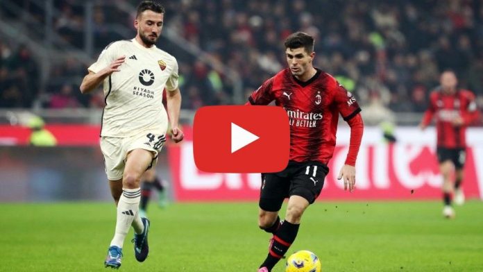 AC Milan vs Roma en vivo por la 18va fecha de la Serie A 2024-25