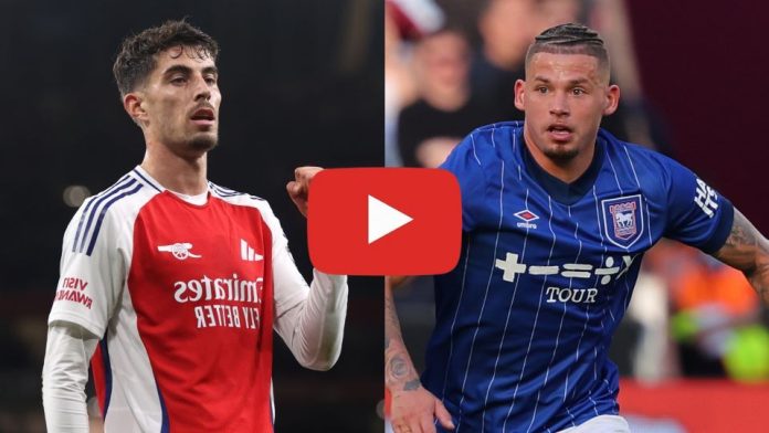 Arsenal vs Ipswich en vivo por la 18va fecha de la Premier League 2024-25