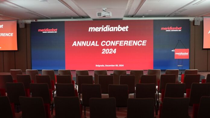 Meridianbet realizó conferencia para presentar proyectos de cara al 2025
