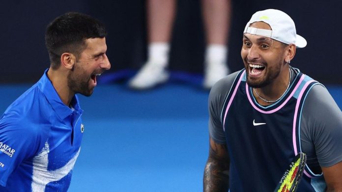 Triunfo de Djokovic y Kyrgios en su estreno en el dobles del ATP 250 de Brisbane