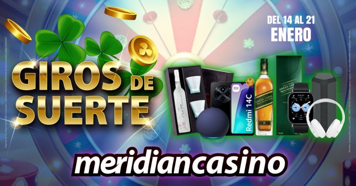Gana con los Giros de la Suerte de Meridian Casino.