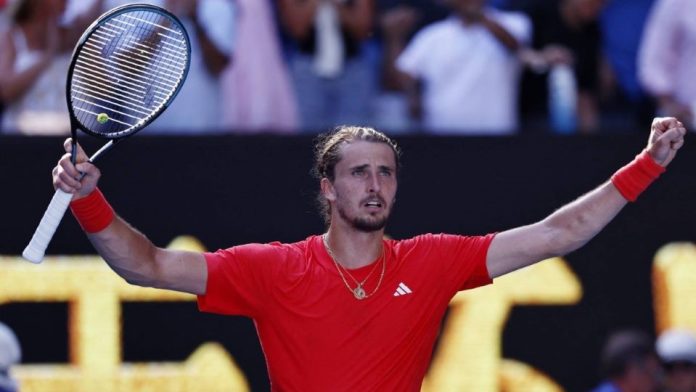 Alexander Zverev es semifinalista del Australian Open 2025.