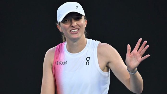 Iga Swiatek aterriza en 4tos de final del Australian Open 2025.