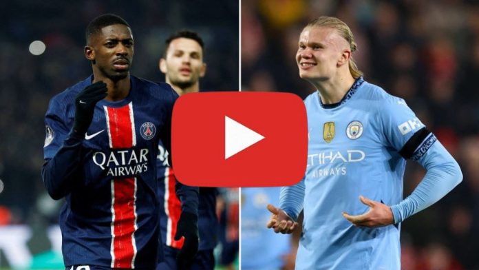 PSG vs Manchester City en vivo por la fecha 7 de la fase de liga de la Champions League 2024-25.