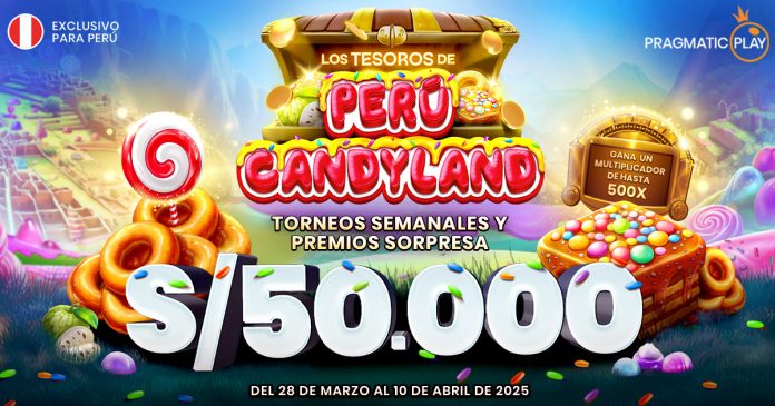 Premios sorpresa te esperan con Los Tesoros de Perú Candyland en Meridian Casino.