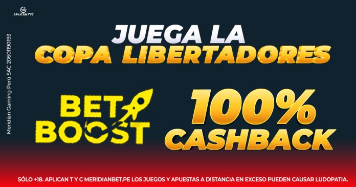 Juega en la Copa Libertadores y llévate 100% de cashback en Meridianbet.