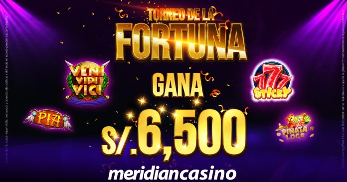 Gana spins con el Torneo de la Fortuna de Meridian Casino.