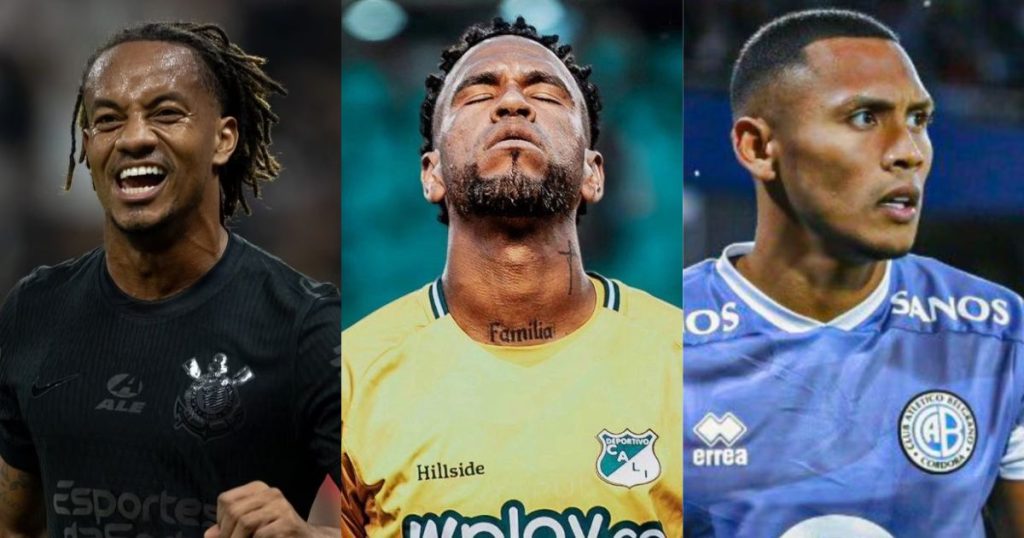 Imagen de Carrillo, Gallese y Reyna, jugadores peruanos que juegan en equipos sudamericanos.