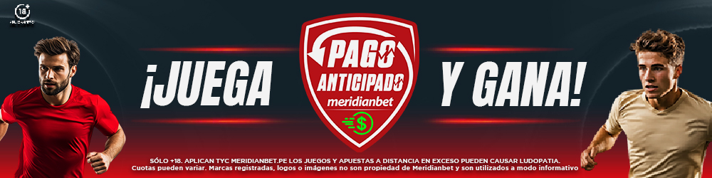 Pago anticipado para tus apuestas deportivas en Meridianbet