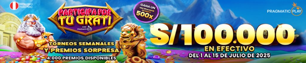 Participa por tu grati con Pragmatic