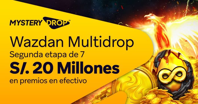 Gana S/. 20,000,000 en premios en efectivo con el Mystery Drop de Meridian Casino 