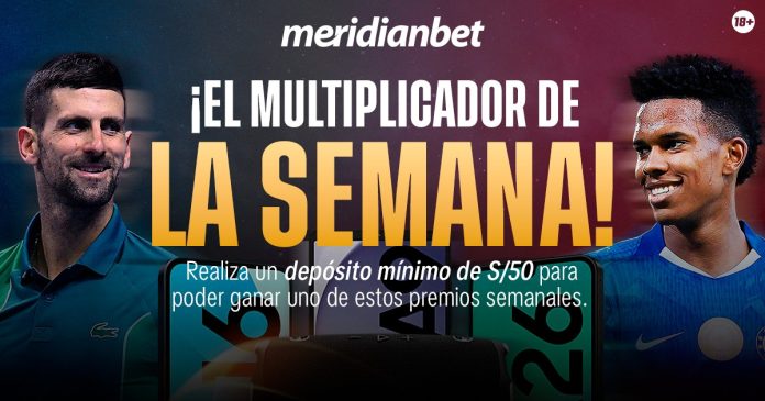 Incrementa tus posibilidades de ganar con El multiplicador de la semana de Meridianbet
