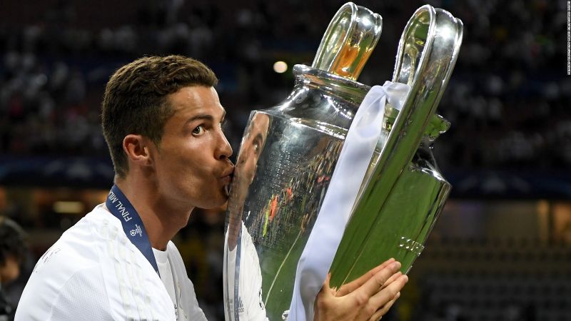 Máximos goleadores de la Champions Cristiano Ronaldo.