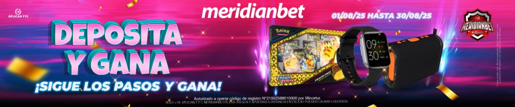 Deposita y gana con Meridianbet y Meridian eSports.