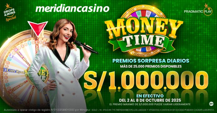 Portada del artículo sobre la promoción Money Time de Meridian Casino.