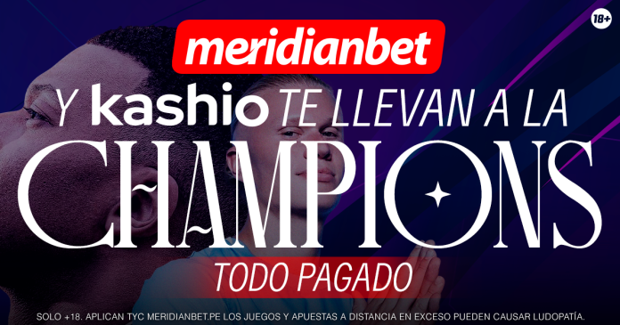 Portada de la nota promocional sobre Meridianbet y Kashio te llevan a ver el Real Madrid vs Manchester City por la Champions League
