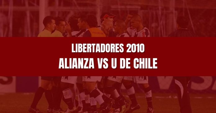 Portada del artículo sobre el Alianza vs U de Chile por Copa Libertadores 2010. Hecho por Blog Meridianbet.