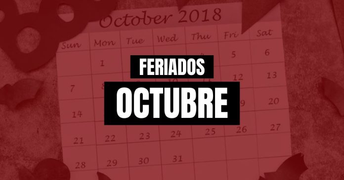 Feriado de octubre en el Perú.