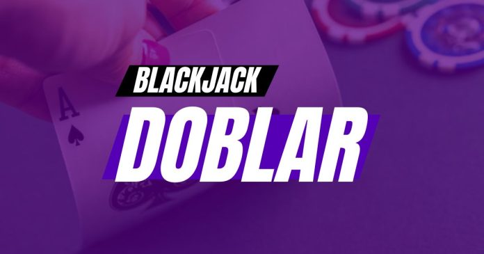 Portada del artículo que explica qué es doblar en blackjack, juego disponible en Meridian Casino.