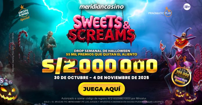 1200X630-SWEETS-AND-SCREAMS-pragmatic-meridian-casino Gana giros gratis y más de S/. 2’000,000 con Sweets & Screams en Meridian Casino