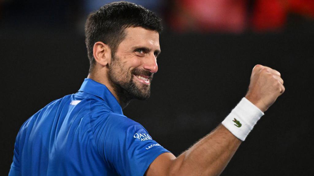 Novak Djokovic considerado como uno de los mejores jugadores de tenis.