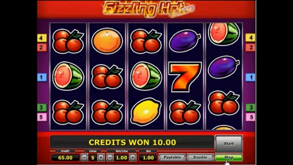 Sizzling Hot Deluxe; juego tercera semana Hechizo de Halloween de Meridian Casino.