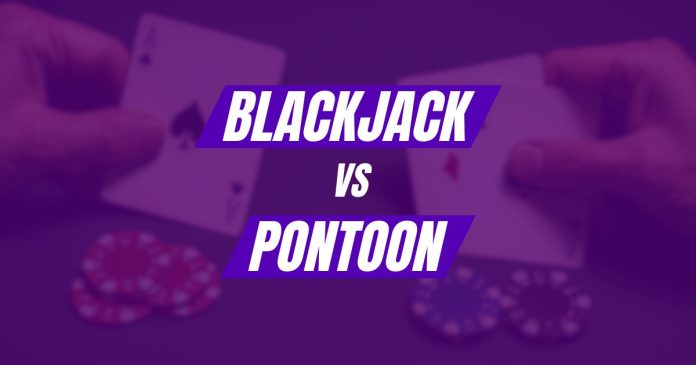 blackjack-vs-pontoon-meridian-casino Portada sobre el artículo de las diferencias entre el blackjack y el pontoon, hecho por Blog Meridian.