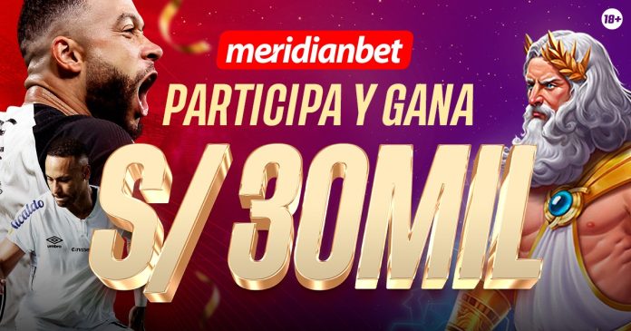 Participa y gana S/. 30,000 en premios jugando en Meridianbet.