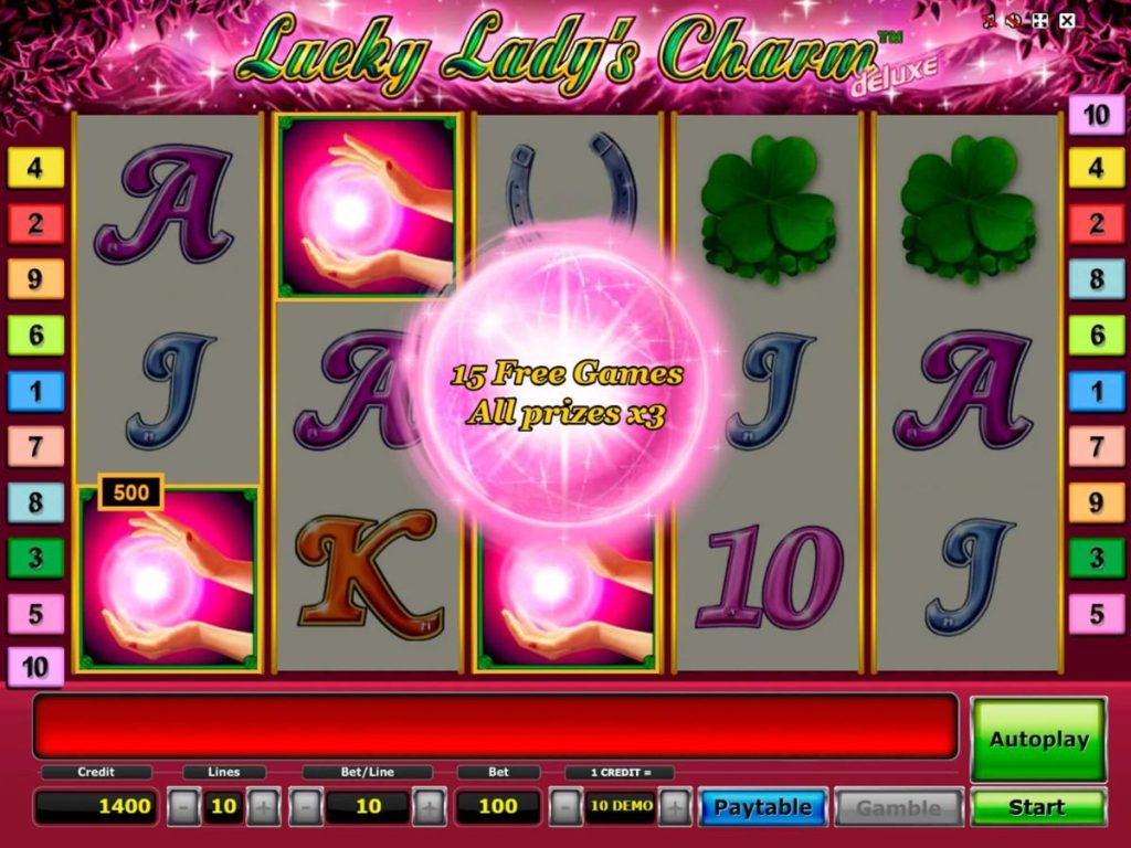 Lucky Lady’s Charm Deluxe - slots Greentube