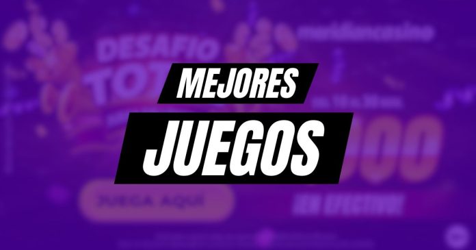 Portada de los mejores slots de Desafío Total, campaña promocional de Meridian Casino.