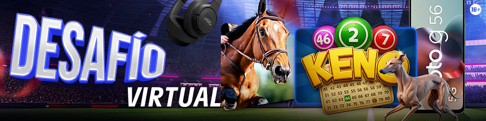 Banner promocional del desafío virtual de Meridianbet