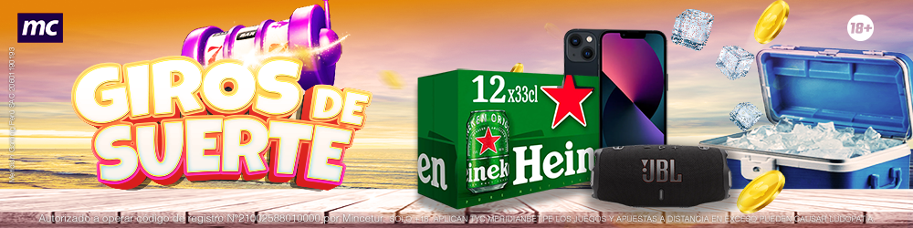 Banner promocional del Torneo Giros de la Suerte de Meridian Casino.