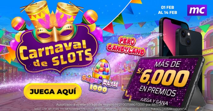 1200x630-Carnaval-de-Slots-meridian-casino Disfruta de más de S/6,000 en premios con el Carnaval de Slots de Meridian Casino.