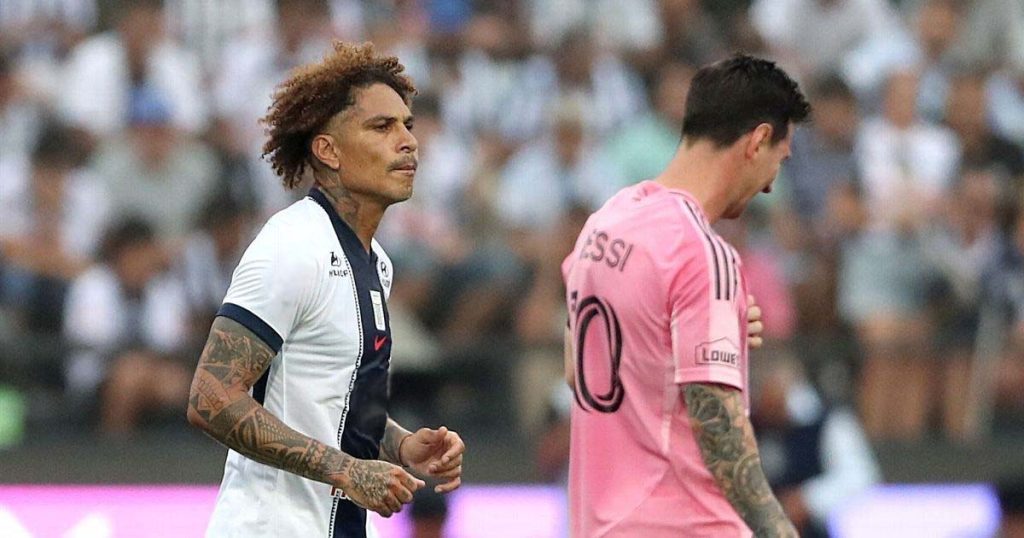 Imagen de la noche blanquiazul en la que Alianza Lima enfrentó al Inter Miami.