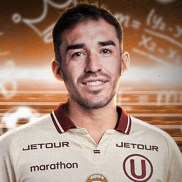 Imagen de la presentación oficial de Lisandro Alzugaray, nuevo fichaje de Universitario para el 2026