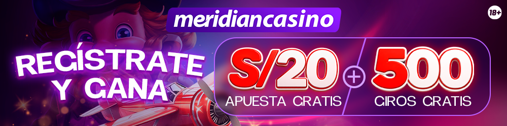 Banner promocional de Meridianbet y Meridian Casino con el bono de bienvenida.
