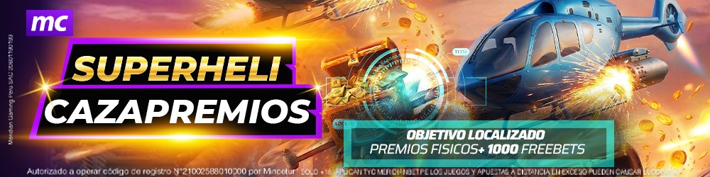 Super Heli Cazapremios Meridian Casino