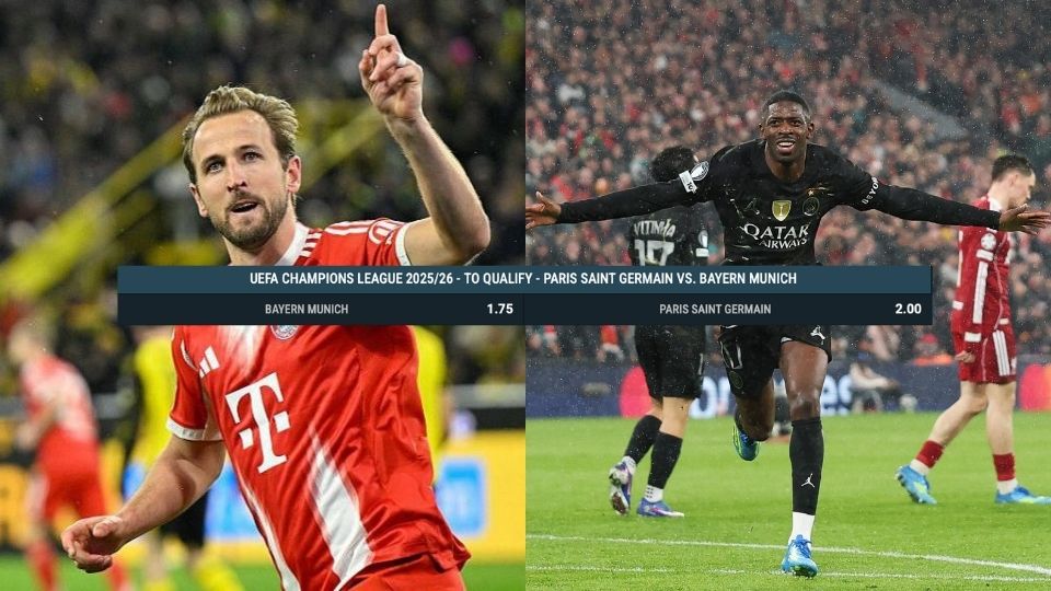 cuotas mercados se clasifica bayern vs psg